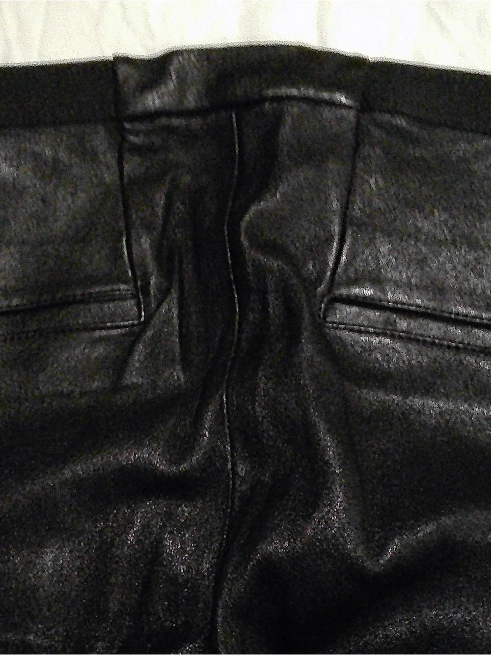 Helmut Lang Black Skinny Lamb Leather Size 2